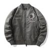 Chaqueta de aviador Air Force ma1 para hombre, nueva chaqueta de aviador de primavera y otoño, traje de béisbol bordado de industria pesada, abrigo de gran tamaño, chaqueta de trabajo de moda