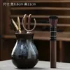 Ceremonia del Té Seis Caballeros Set: Colección Completa de Accesorios para Kung Fu Tea, Herramientas para Preparar Té, Pinzas para Té, Aguja para Té, Cuchillo y Bolígrafo