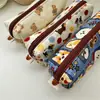 Estuche de Algodón Floral Hecho a Mano Lindo de Nicho para Gato, Perro y Oso, Bolsa de Papelería Estudiantil de Gran Capacidad, Producción y Venta Propia, Venta al por Mayor de Fábrica