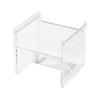 Caixa de armazenamento empilhável para sachês de chá, porta-armazenamento de cápsulas de café para mesa, porta-armazenamento para sala de chá, caixa de armazenamento transparente para sachês de chá