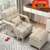 Cadeira preguiçosa sofá individual, reclinável e para dormir, adequada para escritório, dormitório, quarto, sala de estar, varanda, cadeira com encosto para pausa para almoço, dobrável