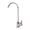 Grifo Purificador de Agua Curva Grande 2 Puntos Máquina de Agua Pura RO Conector Universal de Tubería de Agua PE para Hogar Accesorios de Agua Pura de Aleación