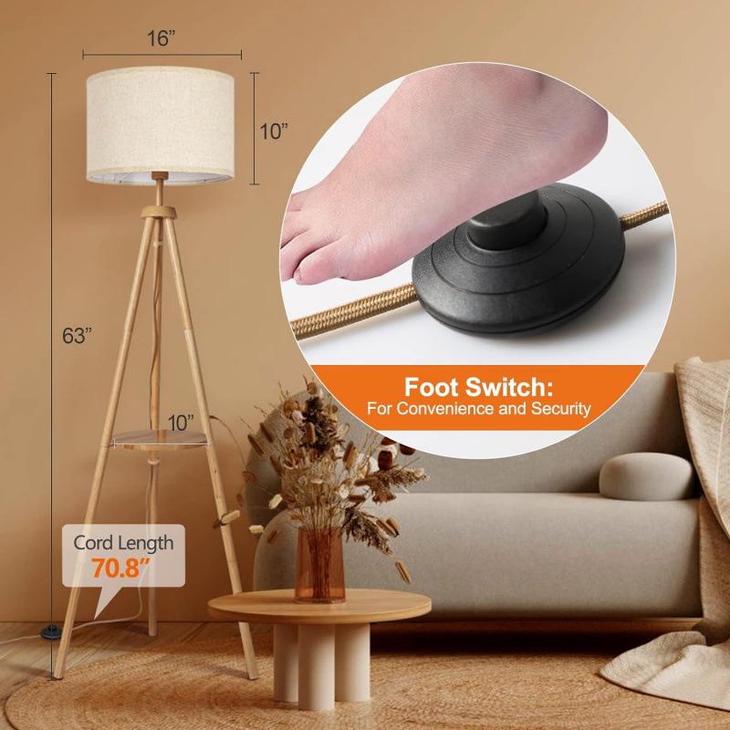 OUTON LED Floor Lamp Dimmable 