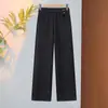 Pantalones de madre, ropa de primavera, pantalones casuales de cintura elástica, nuevo estilo 2026, pantalones para mujeres de mediana edad y mayores, pantalones largos elegantes de primavera y otoño para señoras mayores