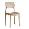 Silla de Comedor de Plástico Engrosado para Uso en Casa, Silla de Mesa de Comedor Moderna Minimalista, Taburete Comercial de Restaurante de Moda con Respaldo