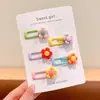 Lindos Pasadores Florales para Niños, Pinzas Bb para Flequillo Lateral de Niñas, Accesorios para el Cabello de Alta Gama para Bebés