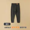 Pantalones Cálidos para Niños Gorditos, Pantalones Térmicos de Lana Acrílica y Seda Extra Grandes, Pantalones Térmicos de Algodón de Cintura Alta para Niñas Gorditas