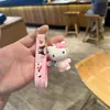 Llavero de Gato Kt Lindo de Dibujos Animados Colgante Exquisito de Muñeca para Pareja Colgante de Coche Máquina de Garra Regalo Venta al por Mayor