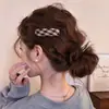 Grampo Lateral Clareador Outono/Inverno Feminino Retrô Sem Costura High-End Grampo para Franja Estilo Coreano Atmosfera Fashionável Grampo de Uma Palavra Acessórios de Cabelo