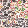58 Piezas del Paquete de Expresiones Lindas de Xia Yizhou Pegatinas Impermeables para Decorar Fundas de Teléfono, Botellas de Agua y Cuadernos