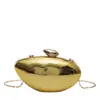 Bolsa de Cena Transfronteriza 2026 Nuevo Estilo Bolsa Caja Forma de Mango Moda Bolso Concha Bolso de Hombro Cruzado Bolso de Mano para Mujer