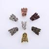 Venta al por mayor DIY vintage aleación accesorios de joyería calavera 16*11 usar sombrero de corona cabeza de fantasma usar cuentas accesorios de pulsera
