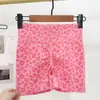 Pantalones de fitness con estampado de leopardo para mujer, que realzan los glúteos, ajustados, de cintura alta, shorts para correr, pantalones de yoga deportivos de secado rápido, elásticos, shorts ajustados de verano