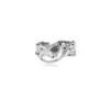Anillo Minimalista Redondo de Perlas Japonés y Coreano para Mujer, Estilo Europeo y Americano, Geométrico, Estilo Fresco, Ajustable, Anillo de Dedo Índice Transfronterizo de Moda
