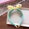 Nova Faixa de Cabelo Xadrez Tecido Infantil Estilo Coreano Feita à Mão com Nó, Faixa de Cabelo Básica Estrela Costurada à Mão para Crianças, Acessório de Cabelo Pai-Filho