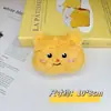Pelúcia Fofa de Desenho Animado Urso Manteiga Pingente Boneca Decoração de Mochila para Meninas Estilo Ins Boneca Boneca Pingente Feminino