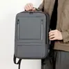 Mochila de Viaje de Negocios Transfronterizo de Gran Capacidad con Interfaz USB, Mochila de Viaje Impermeable Ligera para Exteriores Ampliable