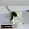 Bestseller transfronterizo: Orquídea espada artificial de 3 cabezas para decoración de bodas y del hogar, producto terminado de flor artificial de alta gama al por mayor
