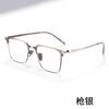 Cody News Gafas de Miopía para Hombre Sentido Avanzado 6352 Fábrica de Danyang Venta al por Mayor Montura de Ojo Caja de Dos Colores Retro