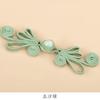 Cheongsam Perla de Jade Mariposa Cola de Golondrina Hebilla de Una Línea Estilo Retro Dinastía Han Hebilla Decorativa Accesorios de Botón Superior Étnico