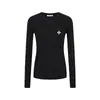 Camiseta Básica de Punto Gris Simple Única para Mujer, Suéter para Capas de Otoño e Invierno con Diseño Elegante, Top de Manga Larga para Mujer