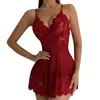 Europa e Estados Unidos transfronteiriços sexy sexy renda sem costas lingerie costura alça pijama roupas de casa flerte vestido de boate