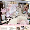 Montaje de Decoración de Cumpleaños de Hello Kitty para Escena de un Año, Tablero Kt para Atmósfera de Fiesta de Primer Cumpleaños del Bebé, y Artículos para la Ceremonia del Primer Cumpleaños