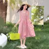 Vestido de tirantes de verano para niña, Vestido de playa floral para niños, Vestido de princesa para niños mayores, Vestido de estilo vacacional de verano para niña
