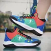 Sapatos Masculinos 2026 Primavera Tênis de Basquete Masculino Cano Alto Juvenil Cano Médio Tênis de Corrida Combate Real Estilo Casal