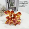 Conteniendo Simulación Yang Cymbidium 5 Manojos Algodón de Silicona Cymbidium Phalaenopsis Decoración de Habitación Modelo de Hotel Flores de Simulación de Fábrica