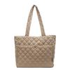 Bolsa Tote Acolchoada Versátil Nova para Outono e Inverno para Mulheres, Bolsa de Roupa de Algodão Fashion, Bolsa de Ombro Grande e Tendência para o Dia a Dia, Bolsa de Ombro Retrô