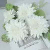 Ramo de Peluche Girasol Simulado Transfronterizo Decoración Floral Falsa para Mesa de Comedor Girasol de Doble Pétalo Venta al por Mayor