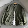 Chaqueta informal de béisbol de color liso para hombre, chaqueta holgada de estilo americano para primavera y otoño, estilo retro