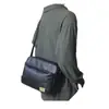 Bolsa Transversal Masculina de Ombro Bolsa de Negócios Bolsa de Couro Plana Casual para iPad Bolsa Satchel Multifuncional à Prova d'Água Masculina Tendência 6379