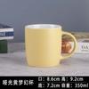 Caneca de cerâmica fosca criativa estilo nórdico cor sólida INS xícara de café da manhã xícara de café logotipo para impressão