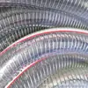 Weifang Produz Mangueira Transparente de PVC Reforçada com Arame de Aço, Tubo de Drenagem para Bomba d'Água, Tubo de PVC com Arame de Aço para Bombeamento de Água Plástico, Tubo de Abastecimento de Água