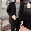 Traje casual de alta gama para hombre, abrigo moderno estilo coreano, nuevo top guapo para hombre de otoño