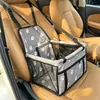 Asiento de seguridad portátil y plegable para mascotas en el coche, asiento para mascotas impermeable y resistente al desgaste para viajar
