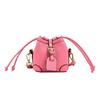 Bolso Litchi Shumai, elegante bolso cruzado para niña, diseño de nicho coreano, bolso de hombro para niña, pequeño bolso colgante para bebé.