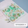 Molde de Resina de Cristal DIY Papoula Brincos Forma Irregular Pingentes de Orelha Enfeites de Pingente Molde de Silicone Venda por Atacado