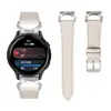 Adequado para Garmin Venu2 Plus Pulseira de Couro com Ponta em Chifre Smartwatch com Pulseira de Relógio de Couro Universal de 20mm