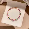 Nuevo Pulsera Hebilla Ovalada de Circonita Estilo Chino Sentido del Diseño Personalidad Pulsera Versátil Lujo Ligero Nicho Sensación de Alta Gama Joyería de Mano