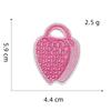 Nuevo Parche de Tela de Niña de Dibujos Animados Rosa Muñeca Etiqueta Bordada por Computadora Parche de Bordado Parche con Agujero Accesorios para Ropa Venta al por Mayor