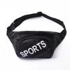 Riñonera multifuncional con cremallera y letras para hombre, bolso de cintura deportivo para correr, impermeable, a la moda, para exteriores, fabricantes al por mayor