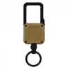 Chaveiro retrátil de chuva de outono, fácil de puxar, função multiuso, cordão para viagem ao ar livre, mochila portátil, corda magnética anti-perda