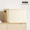 Nueva Caja de Almacenamiento de Artículos Varios de Escritorio de Plástico con Tapa Caja de Organización para Oficina Dormitorio Hogar Sala de Estar Cesta de Almacenamiento Contenedor de Almacenamiento