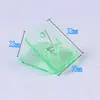 Clips Acrílicos Multicolores de Venta Caliente Transfronterizos para Cuadernos, Clips para Esquinas de Documentos y Hojas de Examen, Clips para Bordes de Costura, Clips Cuadrados Pequeños para Documentos