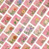Tarjetas de Felicitación con Paisajes Florales Rosas Set de 36 Piezas, Material para Diario Estilo Ins, Decoración de Pared, Tarjetas de Recuerdo de Nuevo Diseño