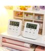 Reloj despertador pequeño para niños, temporizador, aprendizaje para estudiantes, temporizador electrónico de doble uso, gestión del tiempo, temporizador de cocina LED