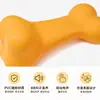 Directo del fabricante: Juguete para perro con forma de hueso de PVC, seguro, no tóxico, duradero y adecuado para perros grandes; se puede personalizar para entrenamiento y juego interactivo